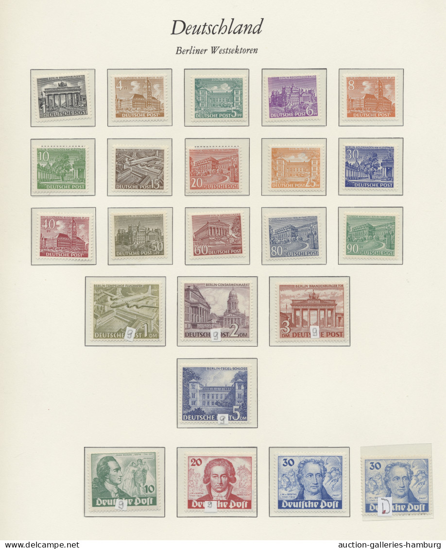 Berlin: 1948-1971, Bessere Sammlung In Allen Erhaltungsformen In Einem Vordrucka - Used Stamps