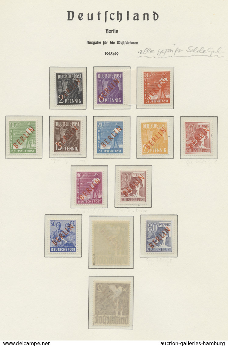 Berlin: 1948-1990, Komplett Postfrische Sammlung Auf Leuchtturm-Falzlosvordruck, - Neufs