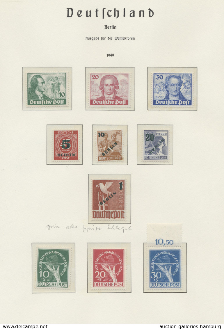 Berlin: 1948-1990, Komplett Postfrische Sammlung Auf Leuchtturm-Falzlosvordruck, - Ungebraucht