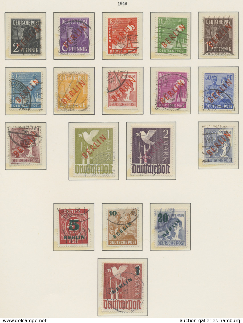 Berlin: 1948-1990, Doppelt Geführte Bzw. Einmal Postfrisch Oder Ungebraucht Und - Used Stamps