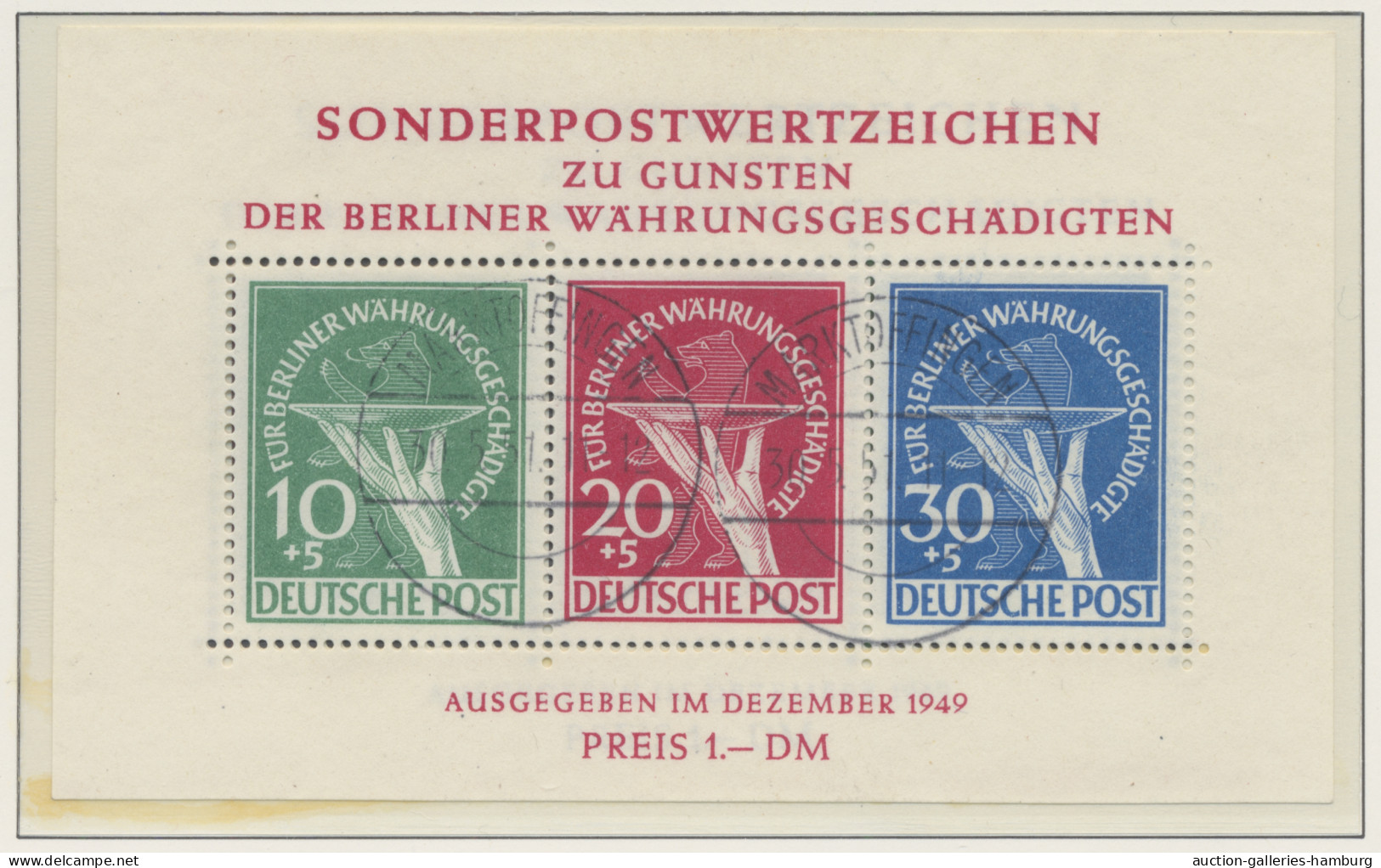 Berlin: 1948-1990, doppelt geführte bzw. einmal postfrisch oder ungebraucht und