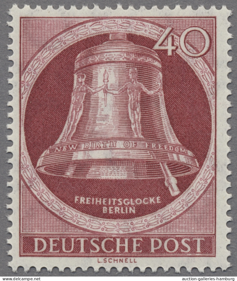 Berlin: 1948/1990 Ca., Posten Mit Guten Anfangsausgaben U.a. Währungssatz Auf Br - Used Stamps