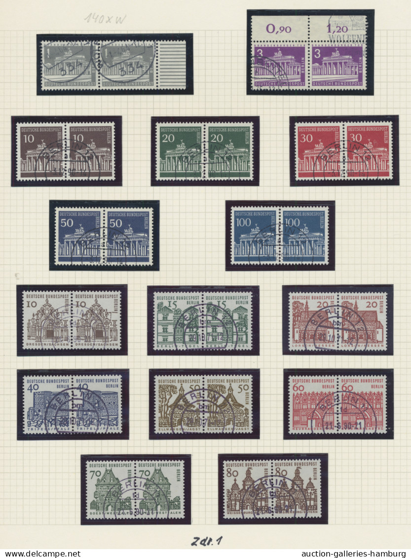 Berlin: 1948/1990 Ca., Gestempelter Posten Mit Guten Anfangsausgaben Auch Viele - Used Stamps