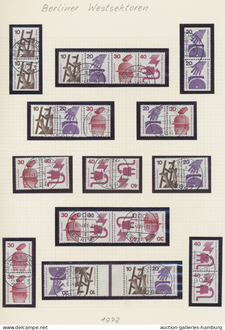 Berlin: 1948/1990 Ca., Gestempelter Posten Mit Guten Anfangsausgaben Auch Viele - Used Stamps