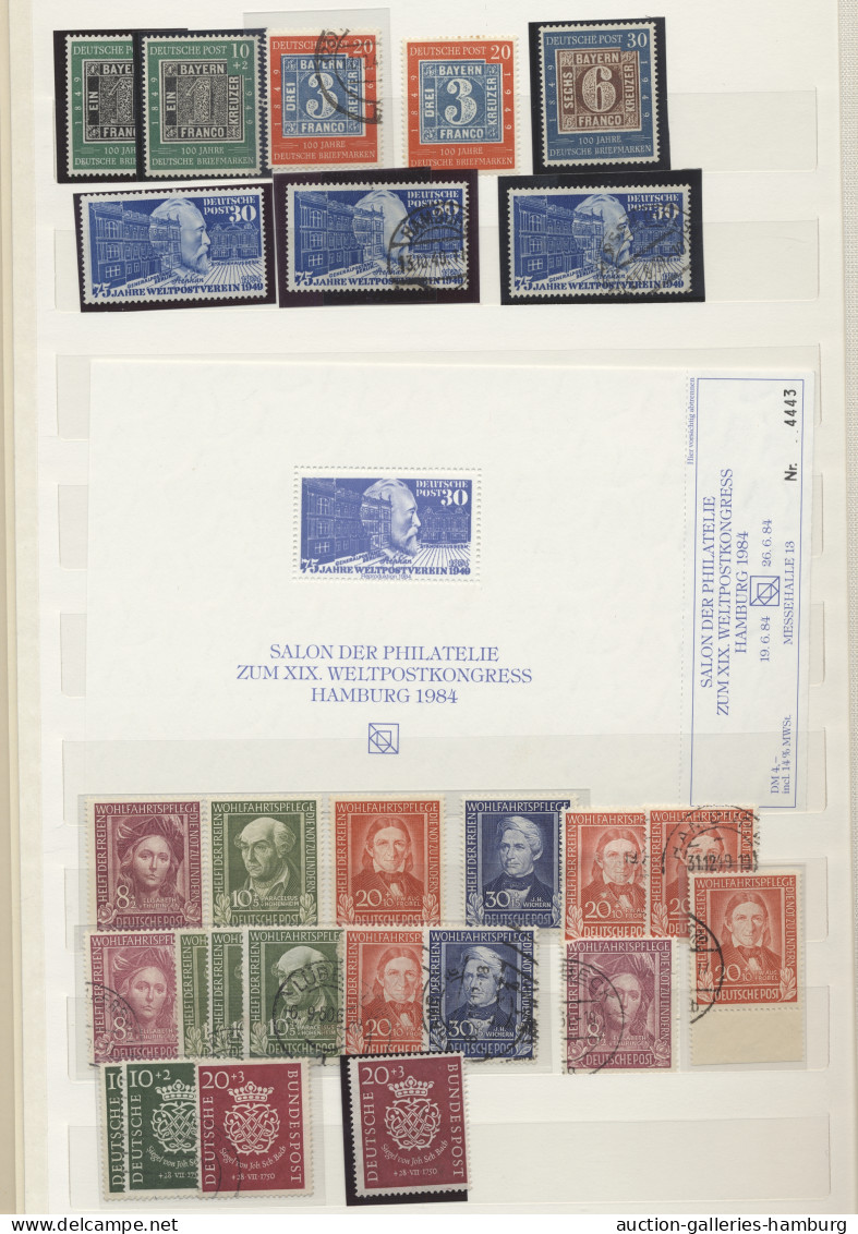 Bundesrepublik Deutschland: 1949/1964 Ca., Partie Ungebraucht, Postfrisch, Geste - Collections