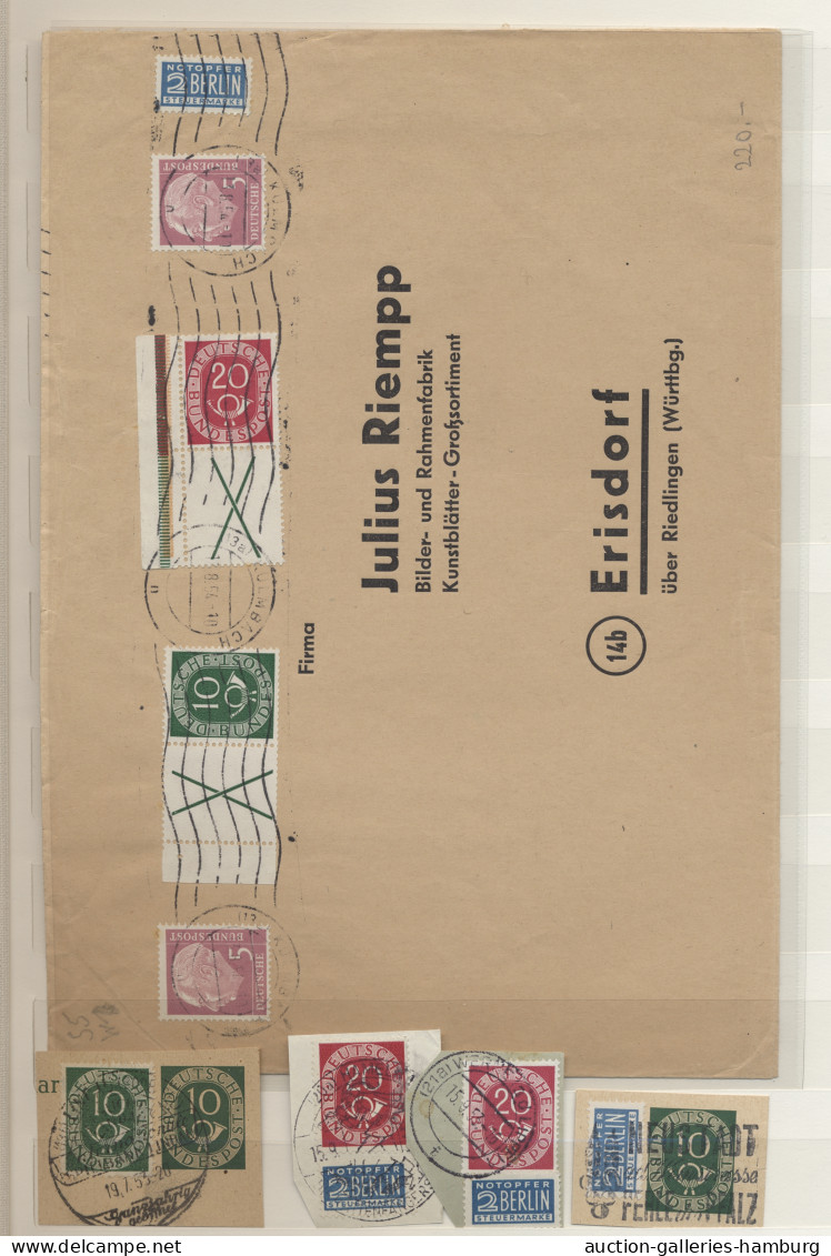 Bundesrepublik Deutschland: 1949/1964 Ca., Partie Ungebraucht, Postfrisch, Geste - Colecciones