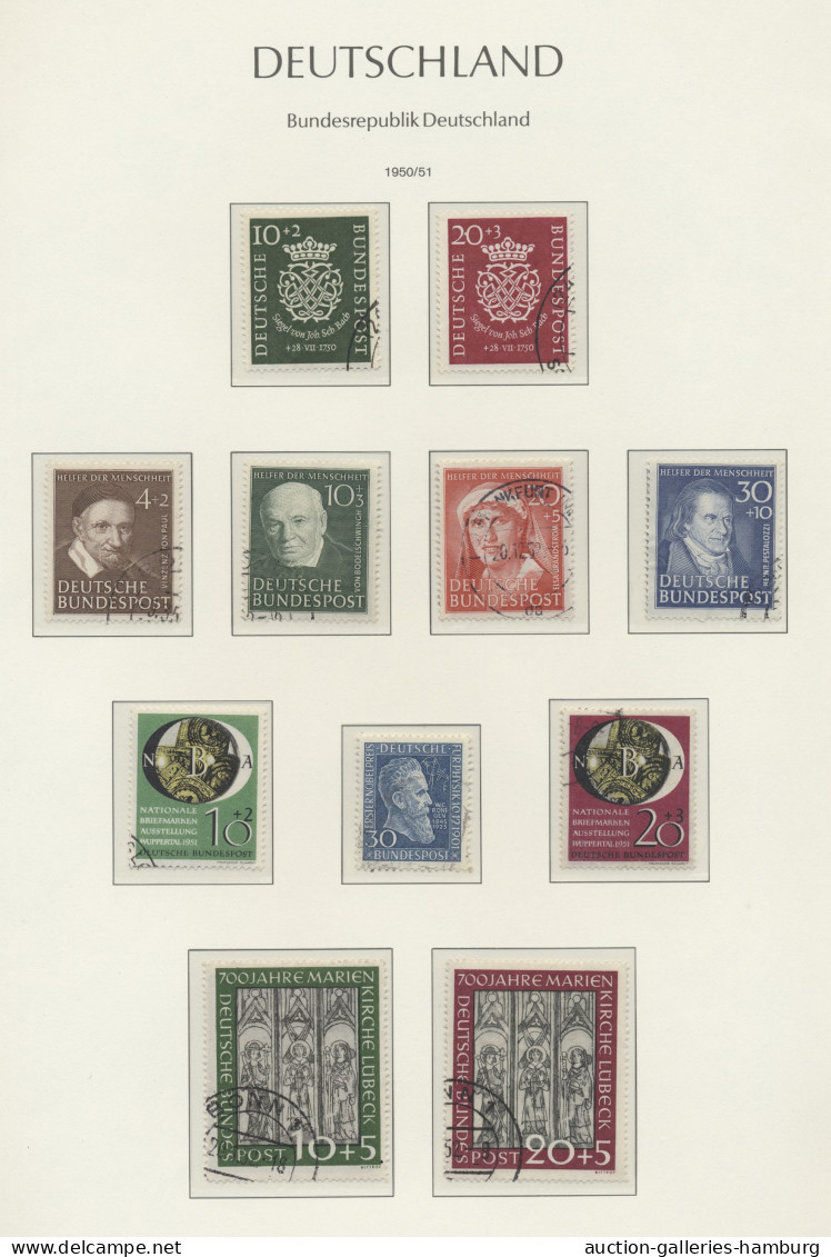 Bundesrepublik Deutschland: 1949/1960 ca., mehrfach angelegte Sammlung, dabei Po