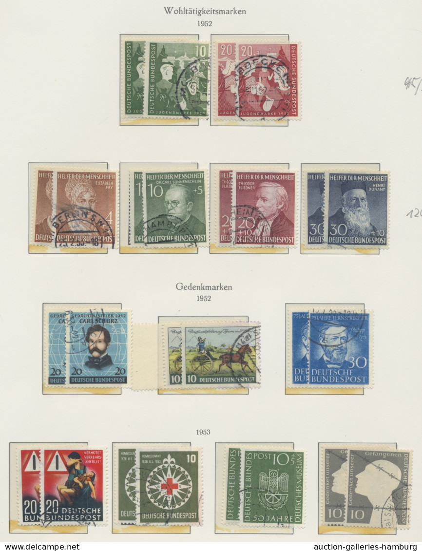 Bundesrepublik Deutschland: 1949-1980, Doppelt Bzw. Einmal Postfrisch Oder Ungeb - Collections