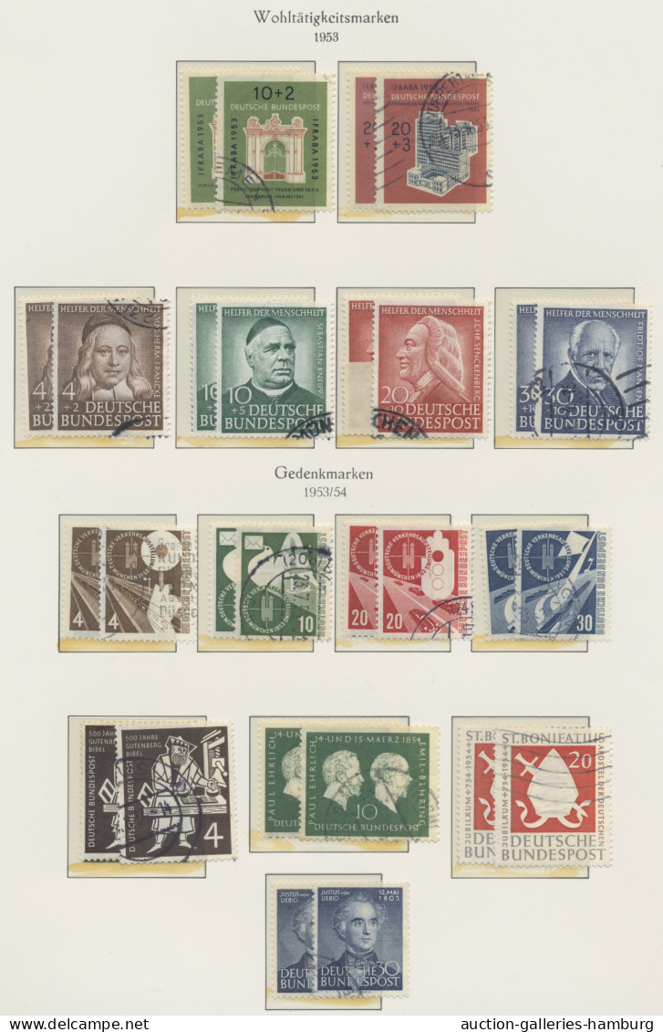 Bundesrepublik Deutschland: 1949-1980, Doppelt Bzw. Einmal Postfrisch Oder Ungeb - Collections