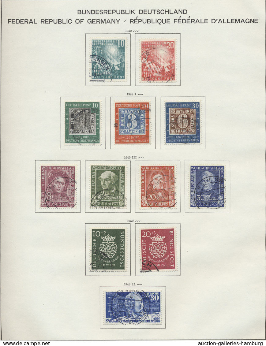 Bundesrepublik Deutschland: 1949/1990 Ca., überwiegend Sehr Sauber Gestempelte S - Collections