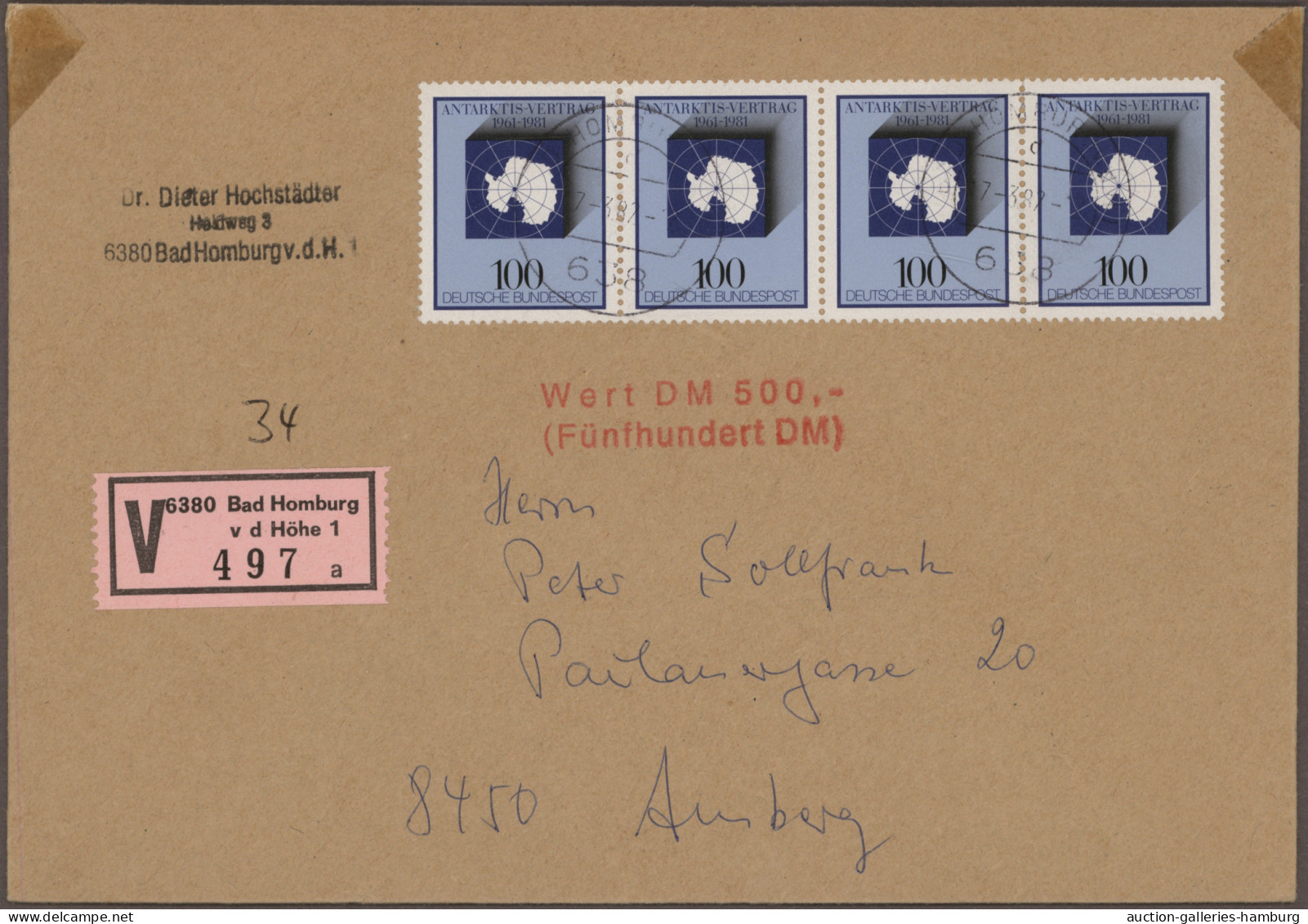 Bundesrepublik Deutschland: 1954/1999, Partie Von 86 Briefen Und Karten Nur Mit - Collections