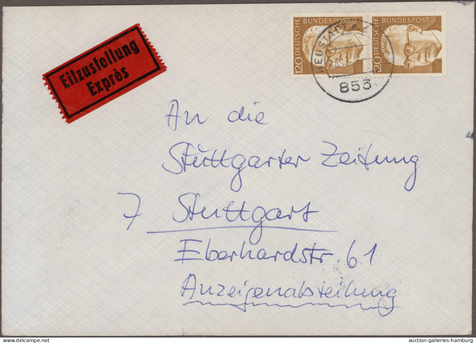 Bundesrepublik Deutschland: 1954/1999, Partie Von 86 Briefen Und Karten Nur Mit - Colecciones