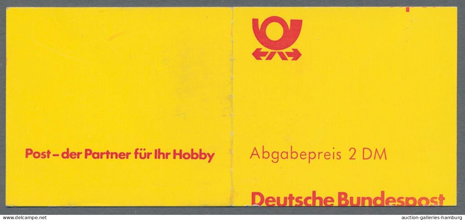 Bundesrepublik - Markenheftchen: 1980-1982 (ca.), Ungewöhnliche Partie Von 5 Mar - Autres & Non Classés