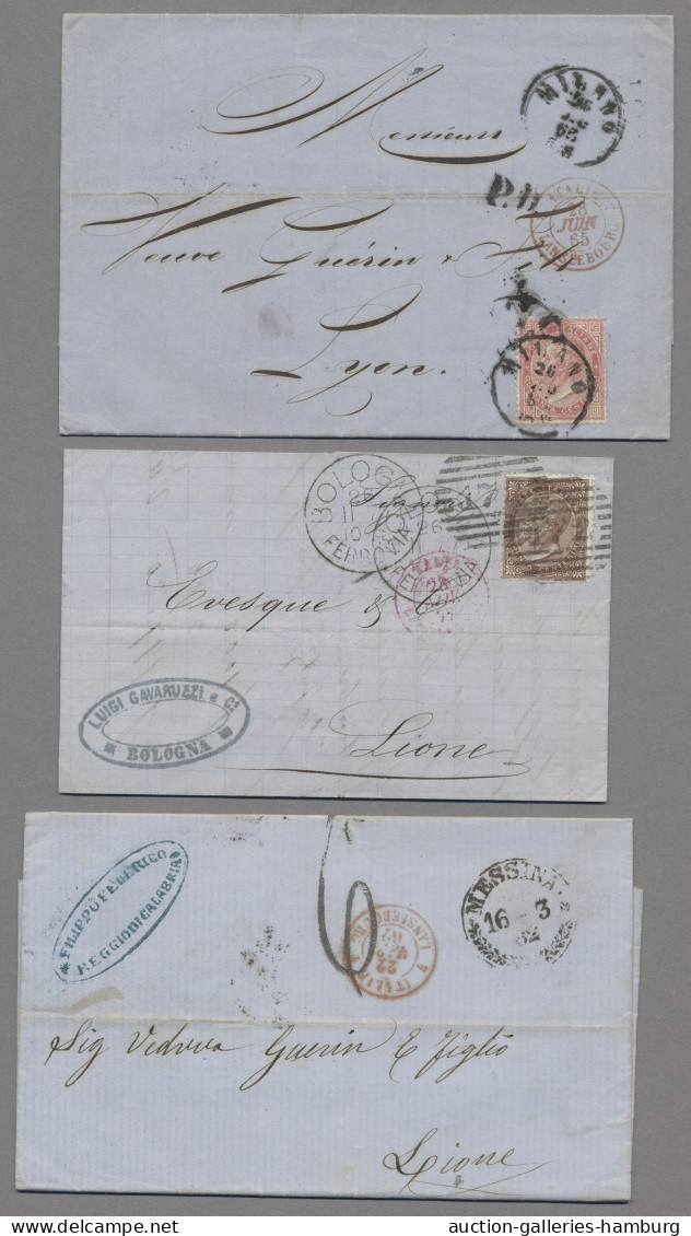 Europe: Meist 18.-19.Jahrhundert, Karton Mit Ca. 100 Meist Markenlosen Briefen M - Autres - Europe