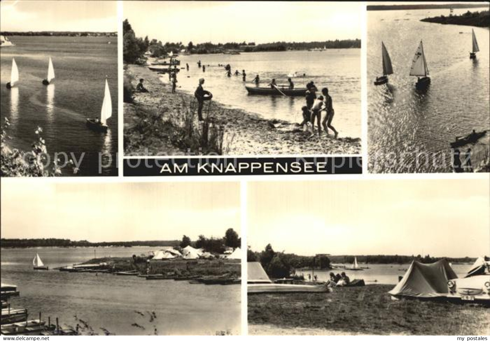 72395936 Knappensee Oberlausitz Segelboote Strand Campingplatz  Lohsa - Lohsa