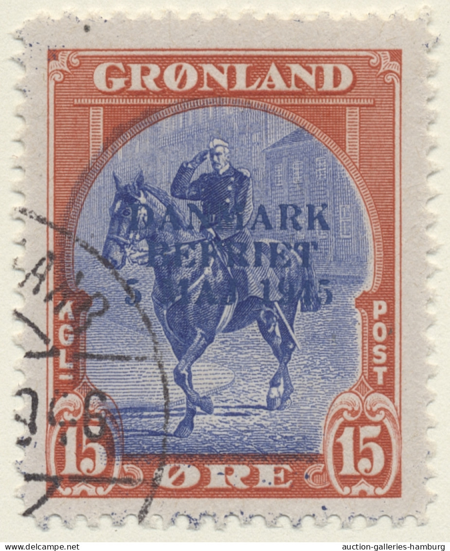Greenland: 1938/2000 Ca., Sauber Gestempelte Sammlung Im Alten Schaubek- Vordruc - Cartas & Documentos