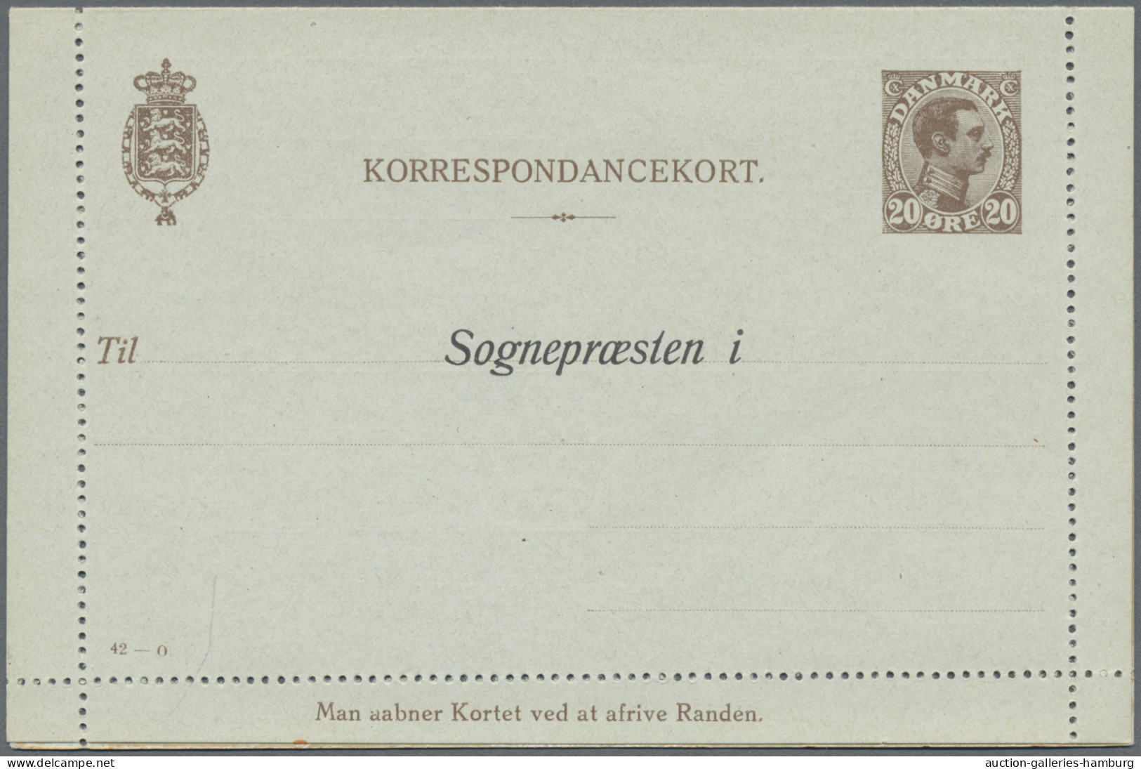 Denmark - postal stationery: 1953/1965, Letter Cards for Population Register, lo