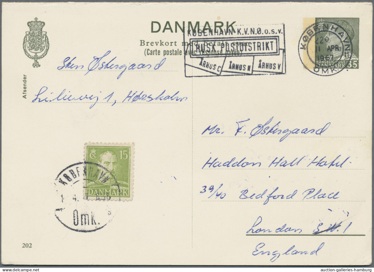 Denmark - Postal Stationery: 1880/1975 (ca.), Lot Of 41 Used Stationeries Incl. - Entiers Postaux