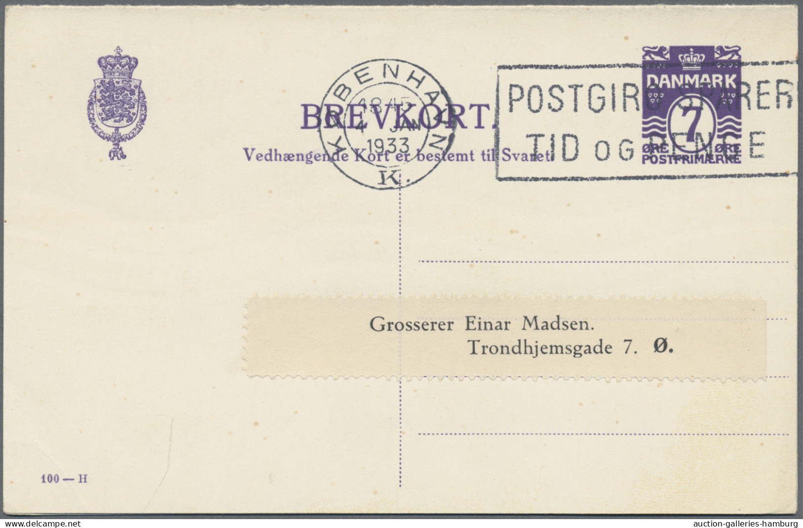 Denmark - Postal Stationery: 1880/1975 (ca.), Lot Of 41 Used Stationeries Incl. - Entiers Postaux