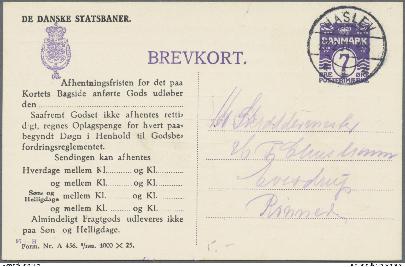 Denmark - Postal Stationery: 1876/1975, Lot Of 41 Used Stationeries Incl. Unseve - Postal Stationery