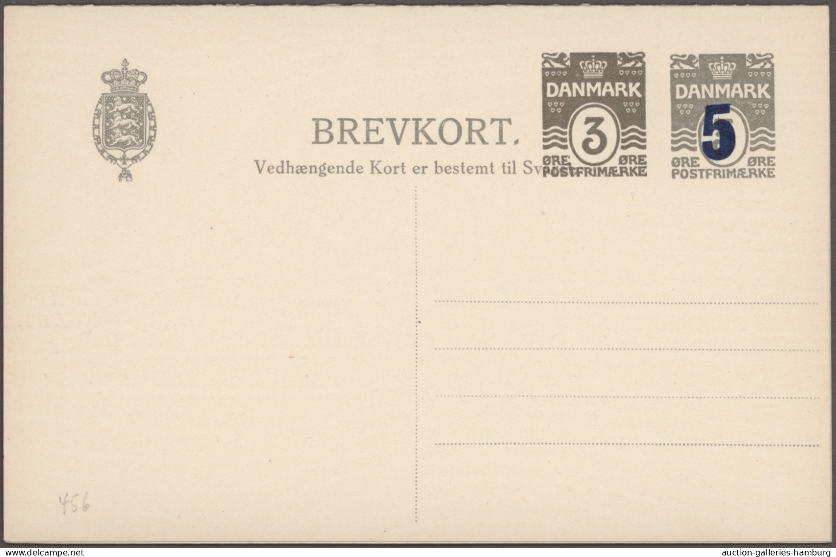 Denmark - Postal Stationery: 1885/1965 (ca.), Reply Cards (Double Cards), Collec - Postal Stationery