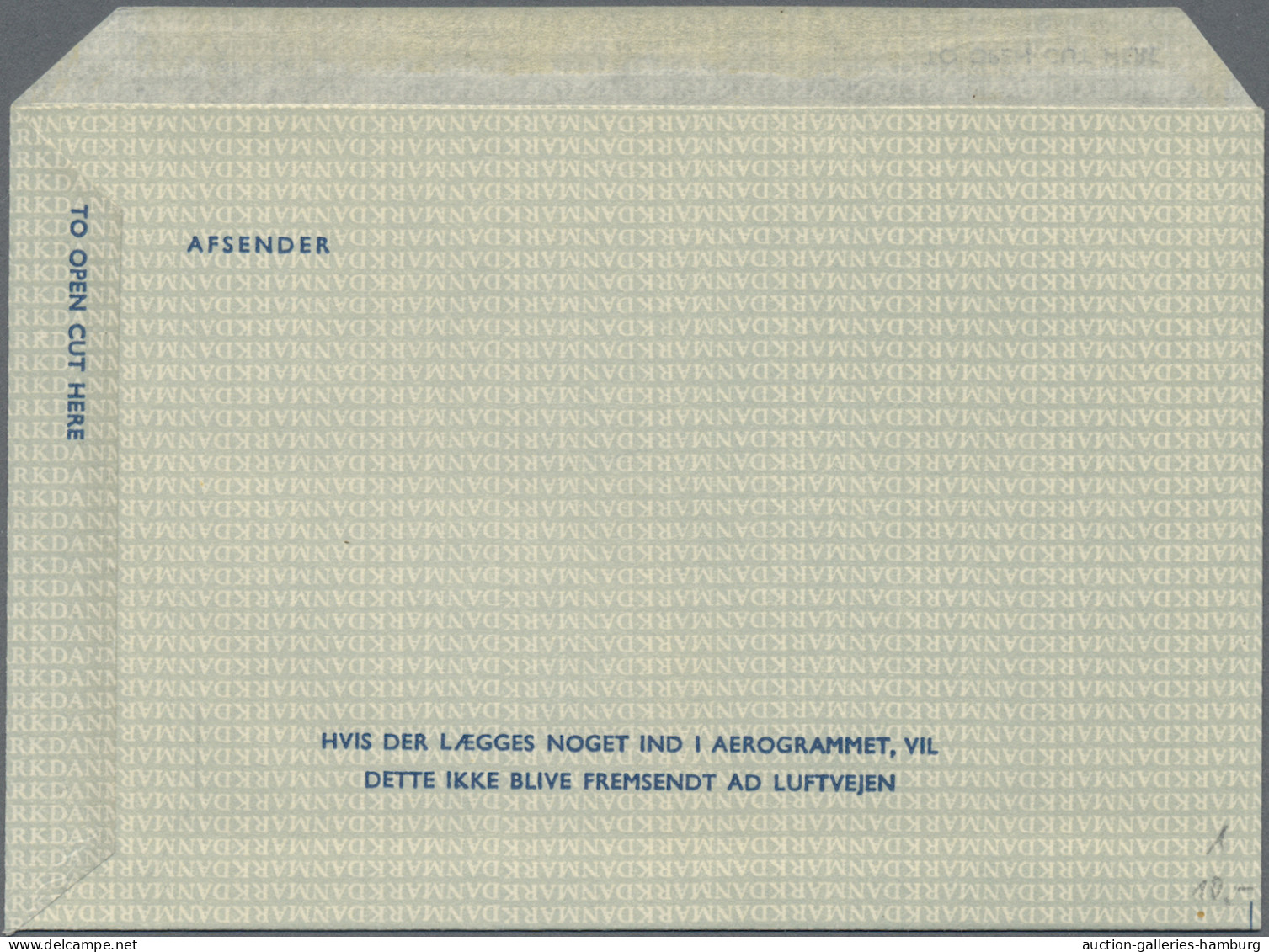 Denmark - Postal Stationery: 1949/1985, Collection Of Apprx. 74 Air Letter Sheet - Entiers Postaux