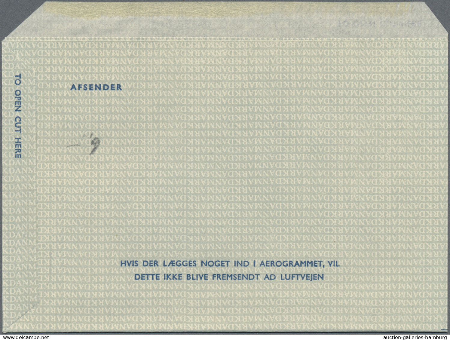 Denmark - postal stationery: 1949/1985, collection of apprx. 74 air letter sheet