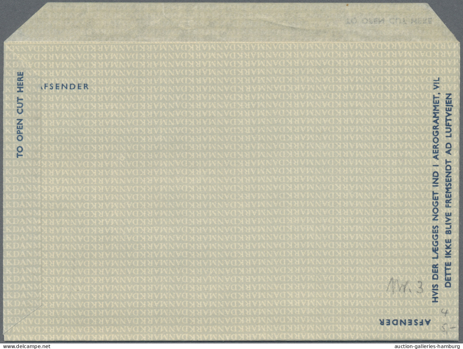 Denmark - postal stationery: 1949/1985, collection of apprx. 74 air letter sheet