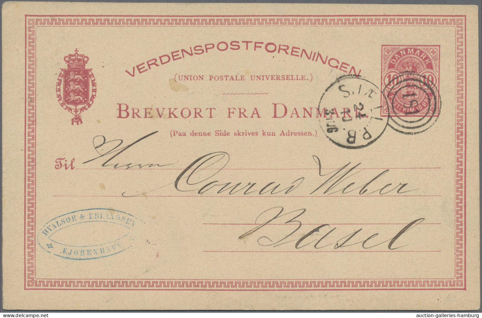 Denmark - Postal Stationery: 1878/1944, Lot Of 49 Commercially Used Stationery C - Postal Stationery