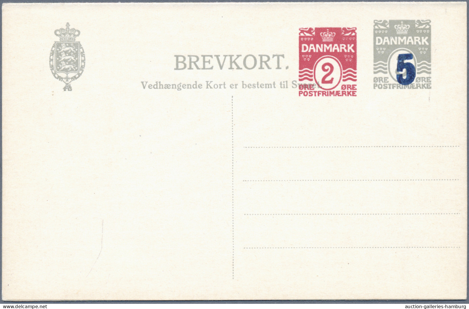 Denmark - Postal Stationery: 1885/1965 (ca.), Reply Cards (Double Cards), Collec - Entiers Postaux