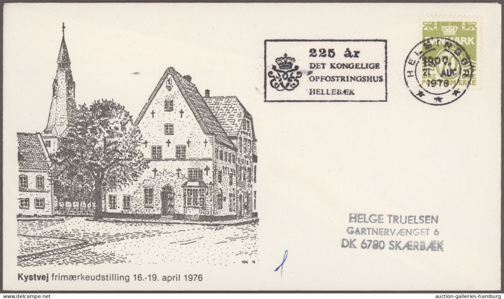 Denmark - post marks: 1975/1989 (ca.), SLOGAN MARKS, holding of 1000+ covers/car