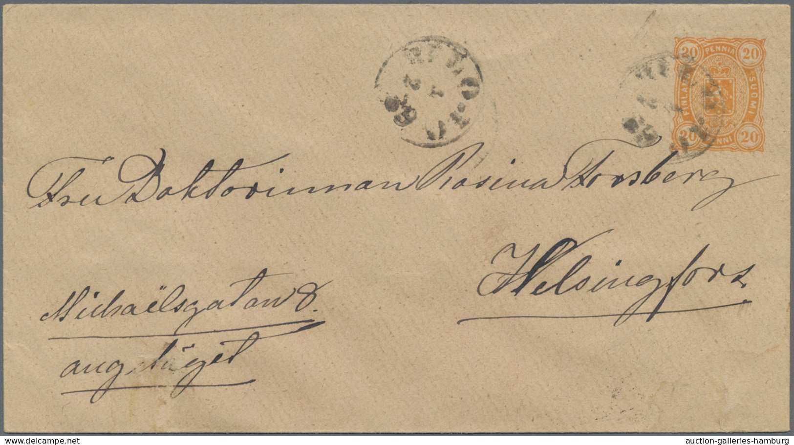 Finland - Postal Stationery: 1872-1950 (ca.), Partie Aus Rund 45 Ungebrauchten / - Enteros Postales