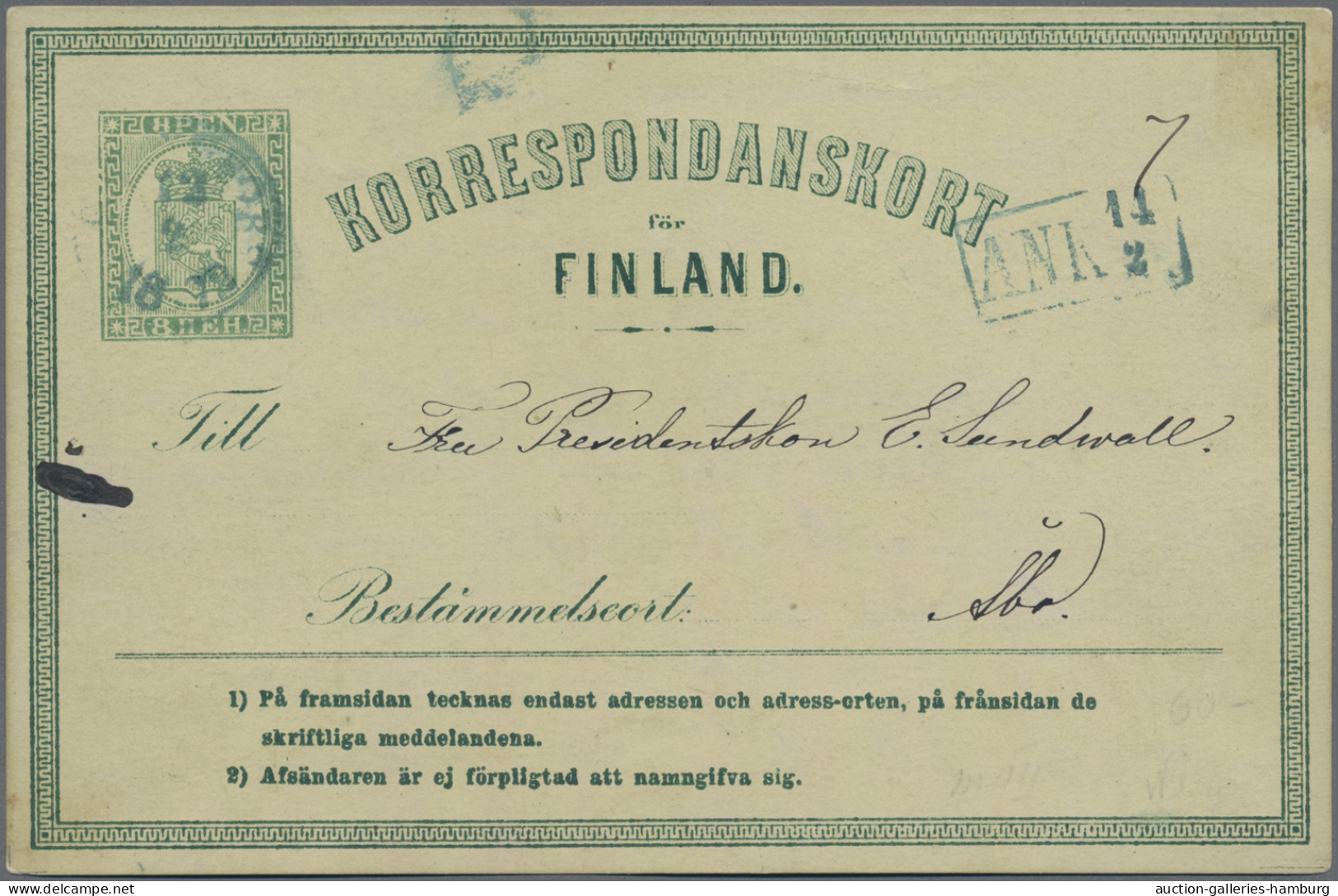 Finland - Postal Stationery: 1872-1950 (ca.), Partie Aus Rund 45 Ungebrauchten / - Postal Stationery