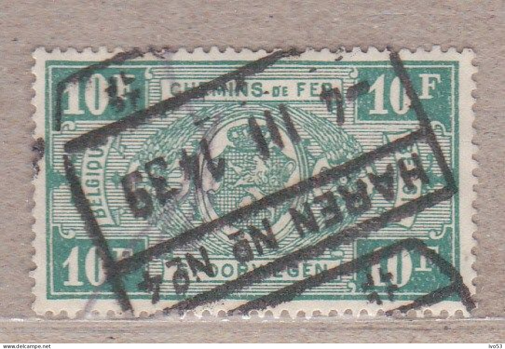 1923 TR162 Gestempeld (zonder Gom).Rijkswapen. - Used