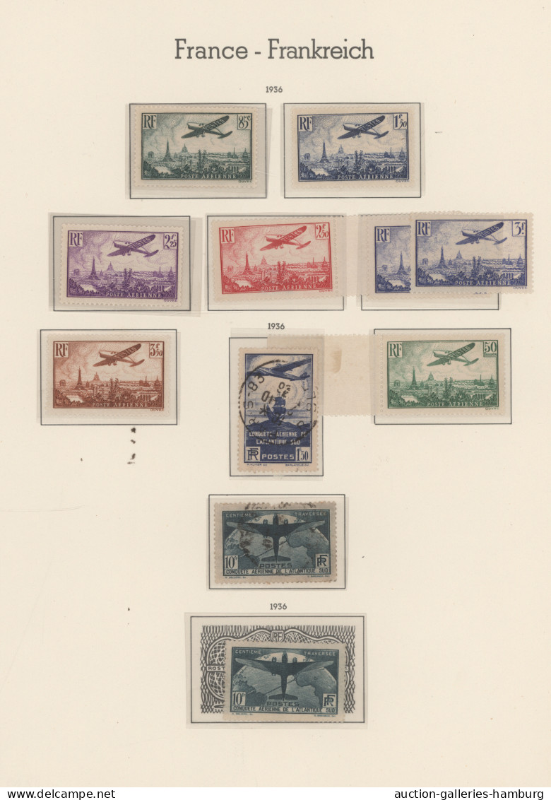 France: 1849-1964, Umfangreiche Postfrische Und Gest. Sammlung Im Dicken KA/BE-R - Collections