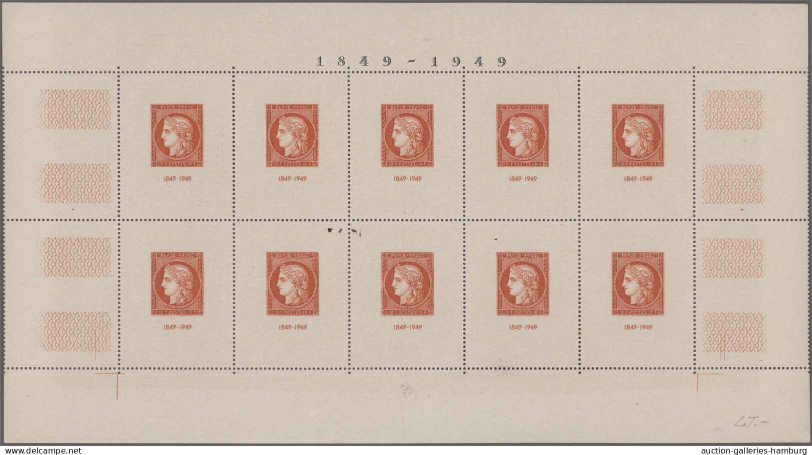 France: 1849-1964, umfangreiche postfrische und gest. Sammlung im dicken KA/BE-R