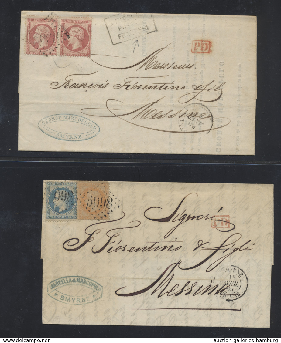 France: Ab 1851, 26 Belege, Besonders Formular-Postkarten Mit Div. Frankaturen U - Collections