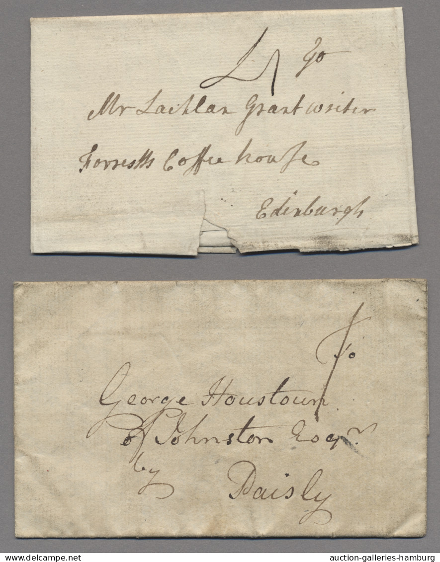 Great Britain -  Pre Adhesives  / Stampless Covers: From 1774, SCOTLAND, 24 ELs - ...-1840 Préphilatélie