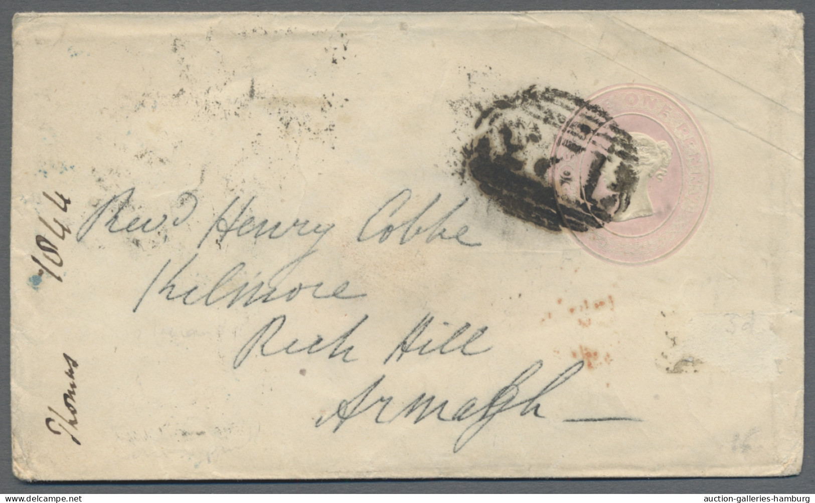 Ireland -  Pre Adhesives  / Stampless Covers: 1803-1850 (c.), 25 ELs Incl. Inter - Prephilately