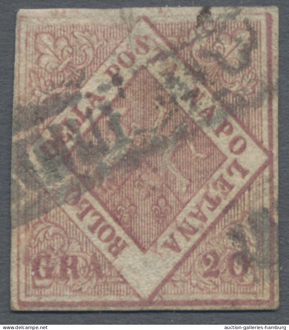 Italian States: 1851-1863, Alte Sammlung, Relativ Schmucklos Auf Alten KABE-Vord - Colecciones