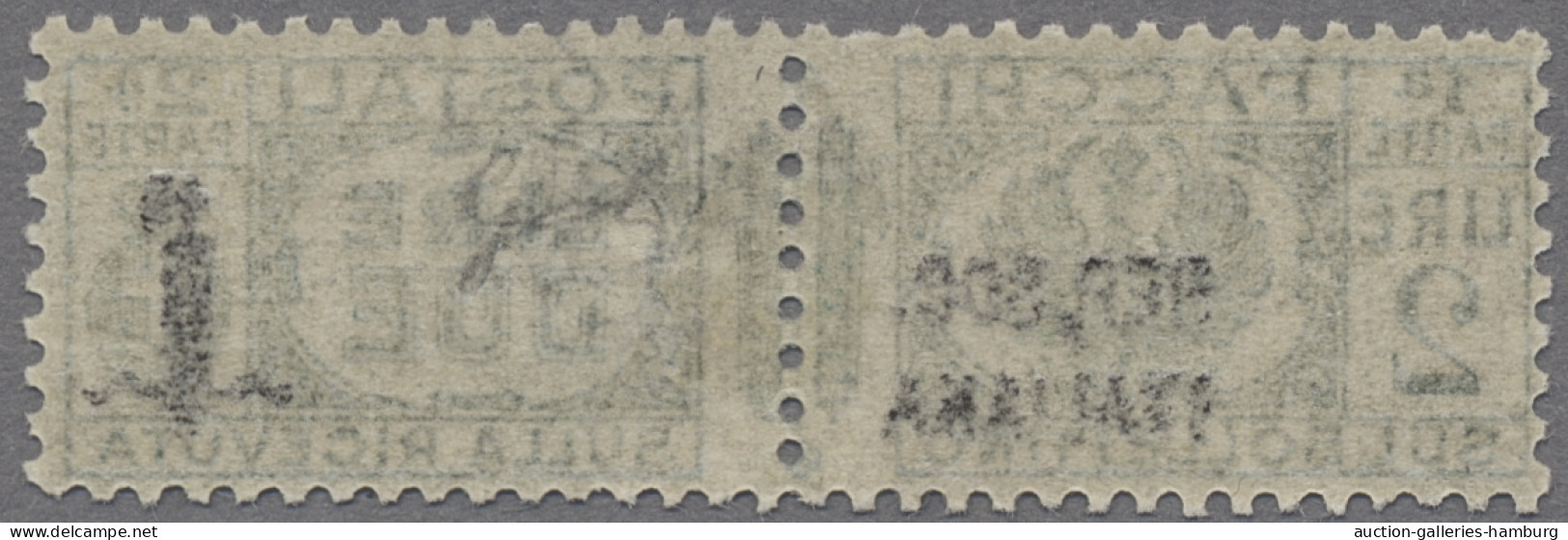 Italy: 1944-1954, "Soziale Republik", Übergangszeit 1945-1946, Militärpostmarken