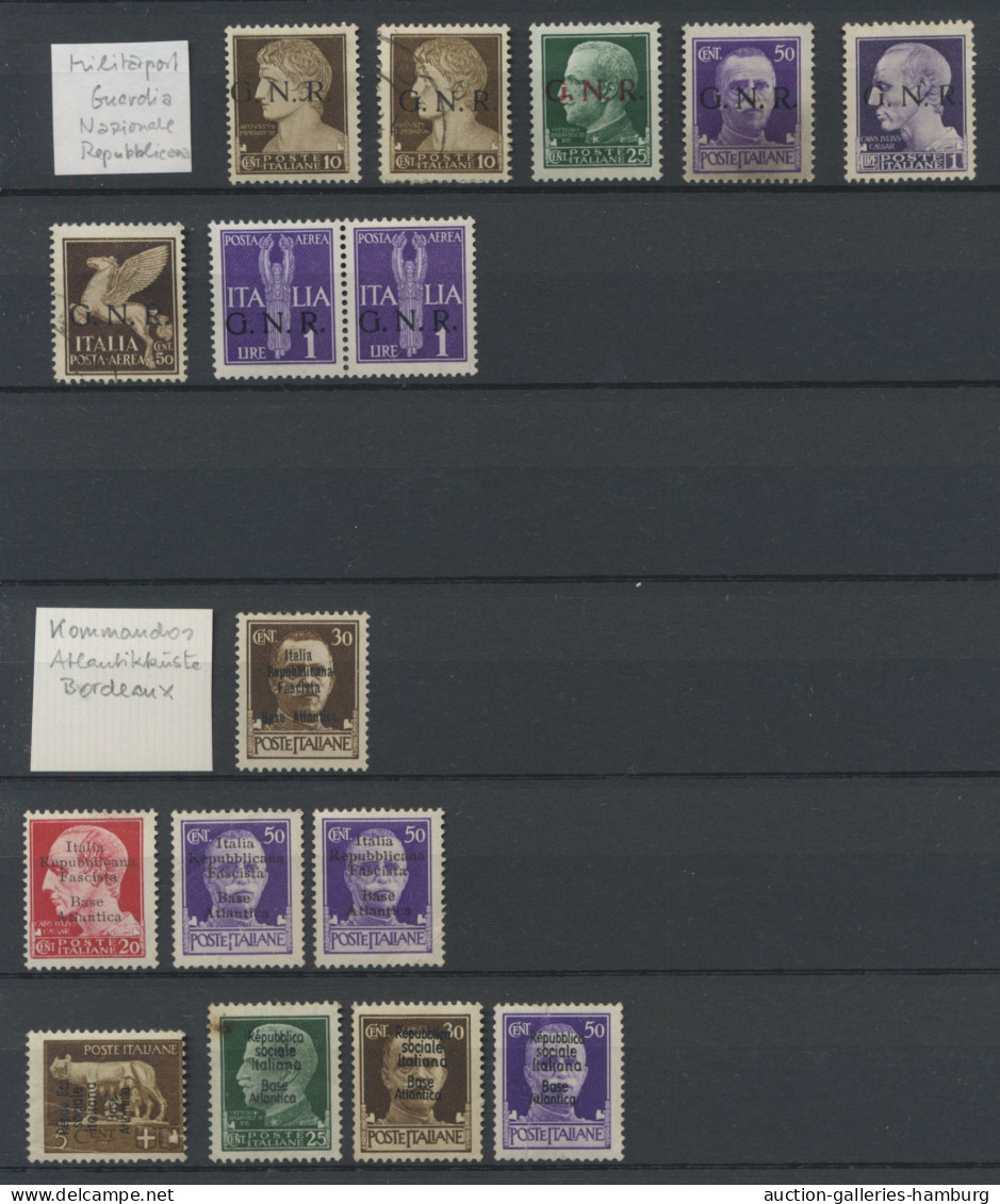 Italy: 1852-2000 (ca.), Saubere, Reichhaltige Grundstocksammlung Ab Einigen Wert - Collections