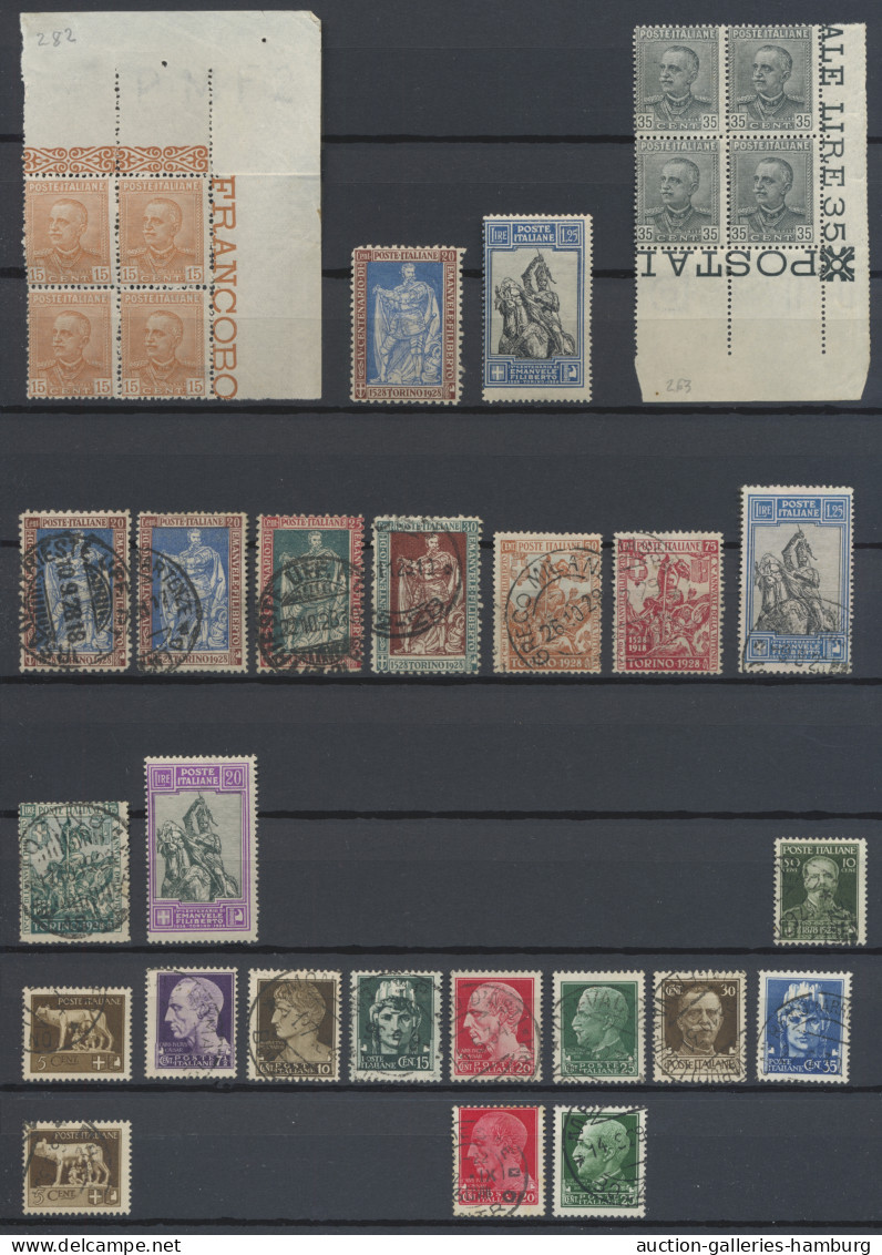 Italy: 1852-2000 (ca.), Saubere, Reichhaltige Grundstocksammlung Ab Einigen Wert - Collections