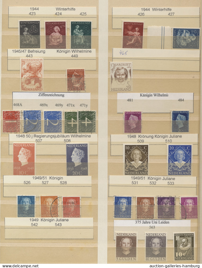 Netherlands: 1864-1996, Partie In Allen Erhaltungsformen In Einem Dickem Einstec - Covers & Documents