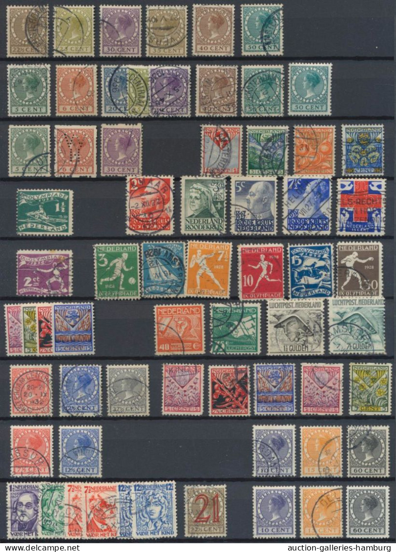 Netherlands: 1852-2002 (ca.), Grundstocksammlung In Gut Gefülltem 64-Seiten-Stec - Otros & Sin Clasificación