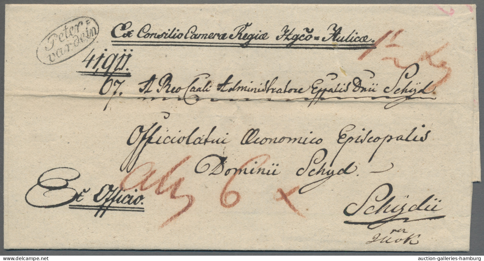 Österreich - Vorphilatelie: 1825-1859, Partie Von 15 Vorphilabriefen Mit Sehr Vi - ...-1850 Prephilately