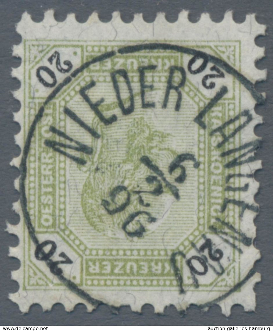 Österreich - Stempel: 1850-1916 (ca.), knapp 300 verschiedene Ortsstempel, abges