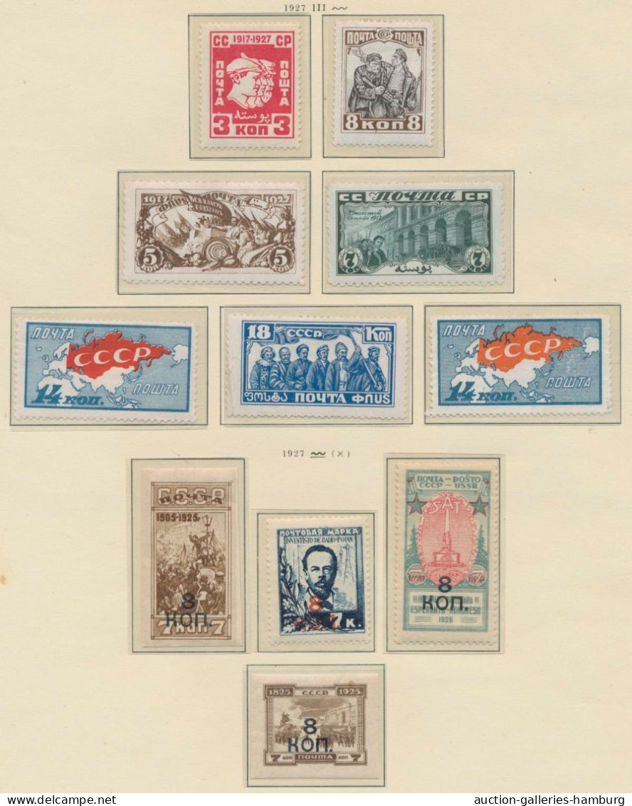 Russia / Sowjetunion / Successors: 1857-1980, überwiegend gestempelte Sammlung i