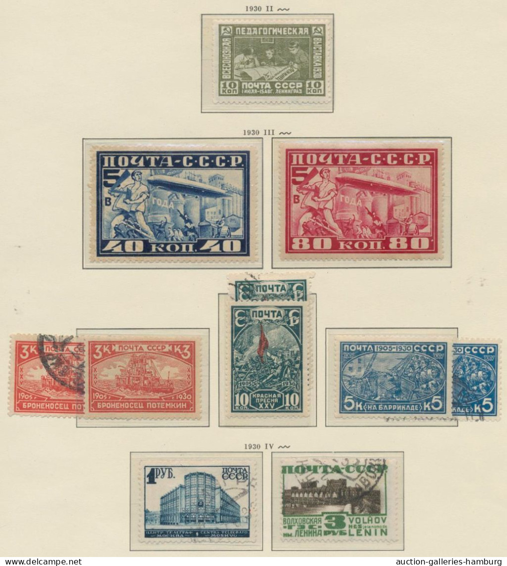 Russia / Sowjetunion / Successors: 1857-1980, überwiegend gestempelte Sammlung i