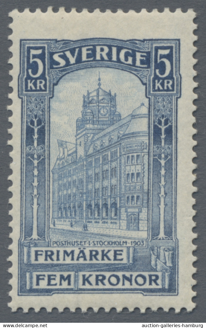 Sweden: 1855-1964, Sammlung in älterem Klemmbinder, bis 1943 auf altem KABE-Vord